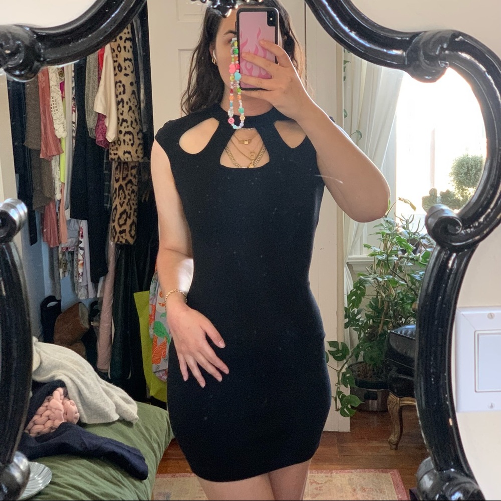 ❌SOLD❌ Black Cut Out Bodycon Dress
